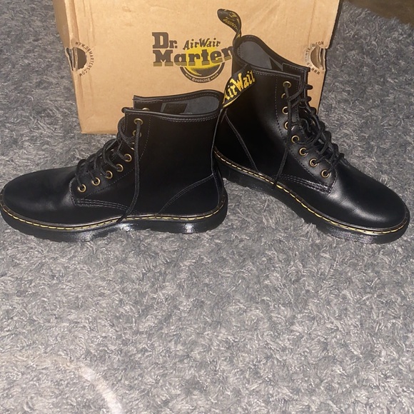 Dr. martens combat boot laceup Zavala PERFECT CONDITION BRAND NEW Womens 9 men 8 - Picture 3 of 8